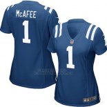 Camiseta Indianapolis Colts McAfee Azul Nike Game NFL Mujer