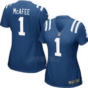 Camiseta Indianapolis Colts McAfee Azul Nike Game NFL Mujer