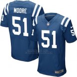 Camiseta Indianapolis Colts Moore Azul Nike Elite NFL Hombre