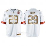 Camiseta Kansas City Chiefs Berry Blanco Nike Gold Game NFL Hombre