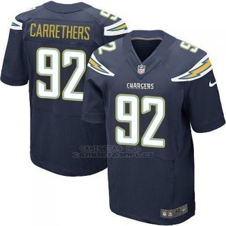 Camiseta Los Angeles Chargers Carrethers Profundo Azul Nike Elite NFL Hombre