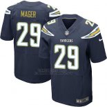 Camiseta Los Angeles Chargers Mager Profundo Azul Nike Elite NFL Hombre