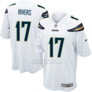 Camiseta Los Angeles Chargers Rivers Blanco Nike Game NFL Nino