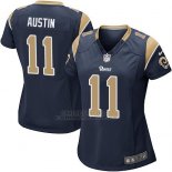 Camiseta Los Angeles Rams Austin Negro Nike Game NFL Mujer