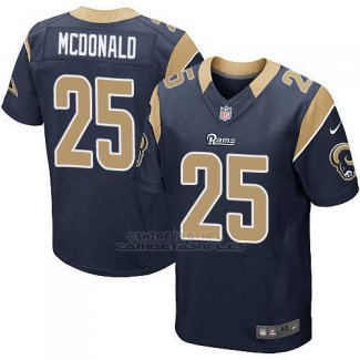 Camiseta Los Angeles Rams Mcdonald Profundo Azul Nike Elite NFL Hombre