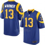 Camiseta Los Angeles Rams Warner Azul Nike Game NFL Hombre