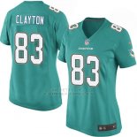 Camiseta Miami Dolphins Clayton Verde Nike Game NFL Mujer