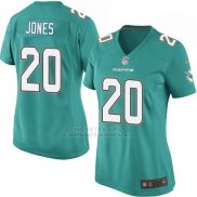 Camiseta Miami Dolphins Jones Verde Nike Game NFL Mujer