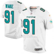 Camiseta Miami Dolphins Wake Blanco Nike Elite NFL Hombre