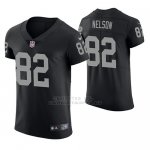 Camiseta NFL Elite Hombre Oakland Raiders Jordy Nelson Negro