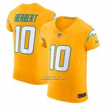 Camiseta NFL Elite Los Angeles Chargers Justin Herbert Vapor F.U.S.E. Alterno Oro