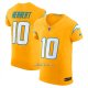 Camiseta NFL Elite Los Angeles Chargers Justin Herbert Vapor F.U.S.E. Alterno Oro