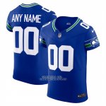 Camiseta NFL Elite Seattle Seahawks Alterno Vapor F.U.S.E. Personalizada Royal