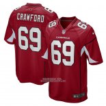 Camiseta NFL Game Arizona Cardinals Jack Crawford Rojo