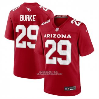 Camiseta NFL Game Arizona Rojos Denzel Burke Rojo