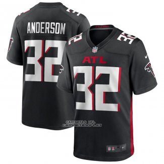 Camiseta NFL Game Atlanta Falcons Jamal Anderson Retired Negro