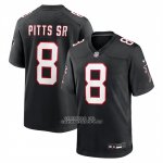 Camiseta NFL Game Atlanta Falcons Kyle Pitts Sr Alterno Negro