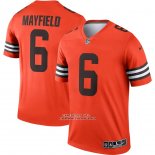 Camiseta NFL Game Baker Mayfield Cleveland Browns Inverted Legend-Naranja