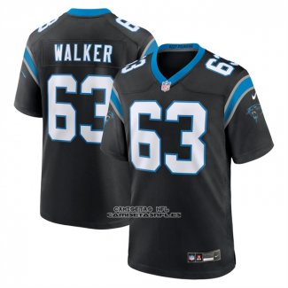 Camiseta NFL Game Carolina Panthers Rasheed Walker Negro