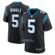 Camiseta NFL Game Carolina Panthers Rico Dowdle Negro