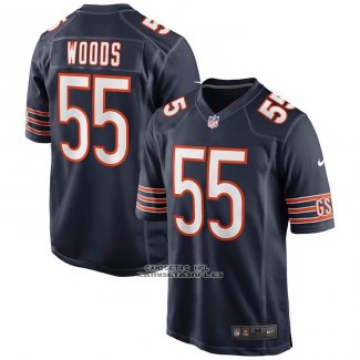 Camiseta NFL Game Chicago Bears Josh Woods Azul