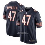 Camiseta NFL Game Chicago Bears Ruben Hyppolite II Azul Marino