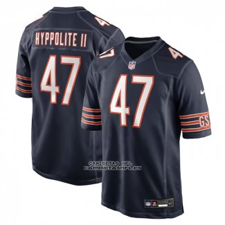 Camiseta NFL Game Chicago Bears Ruben Hyppolite II Azul Marino