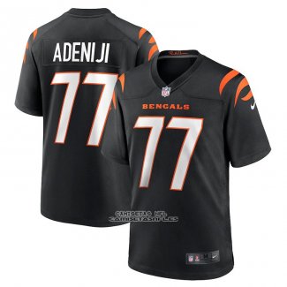 Camiseta NFL Game Cincinnati Bengals Hakeem Adeniji Negro