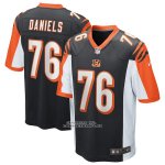 Camiseta NFL Game Cincinnati Bengals Mike Daniels Negro