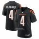 Camiseta NFL Game Cincinnati Bengals Sean Clifford Negro