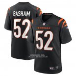 Camiseta NFL Game Cincinnati Bengals Tarell Basham Negro