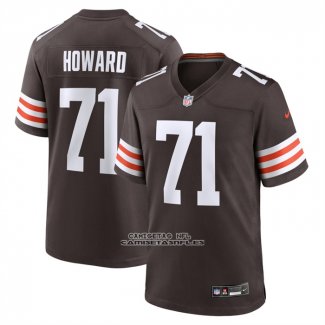 Camiseta NFL Game Cleveland Browns Tytus Howard Marron