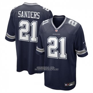 Camiseta NFL Game Dallas Cowboys Deion Sanders Retired Jugador Azul
