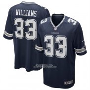 Camiseta NFL Game Dallas Cowboys Javonte Williams Azul