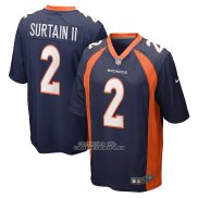 Camiseta NFL Game Denver Broncos Patrick Surtain II Primera Azul