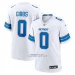 Camiseta NFL Game Detroit Lions Jahmyr Gibbs Blanco2