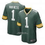 Camiseta NFL Game Green Bay Packers Lukas Van Ness 2023 NFL Draft First Round Pick Verde