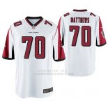 Camiseta NFL Game Hombre Atlanta Falcons Jake Matthews Blanco Camiseta NFL Game Hombre Atlanta Falcons Jake Matthews Blanco