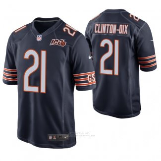 Camiseta NFL Game Hombre Chicago Bears Ha Ha Clinton Dix 100th Aniversario Azul