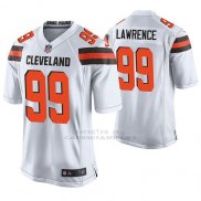 Camiseta NFL Game Hombre Cleveland Browns Devaroe Lawrence Blanco