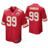 Camiseta NFL Game Hombre Kansas City Chiefs Khalen Saunders Rojo