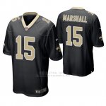 Camiseta NFL Game Hombre New Orleans Saints Brandon Marshall Negro