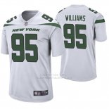 Camiseta NFL Game Hombre New York Jets Quinnen Williams Blanco