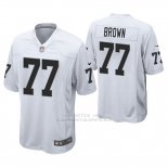 Camiseta NFL Game Hombre Oakland Raiders Trent Brown Blanco
