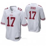 Camiseta NFL Game Hombre San Francisco 49ers Jalen Hurd Blanco