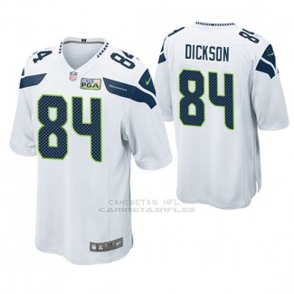 Camiseta NFL Game Hombre Seattle Seahawks Ed Dickson Pga Patch Blanco