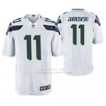 Camiseta NFL Game Hombre Seattle Seahawks Sebastian Janikowski Blanco