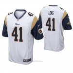Camiseta NFL Game Hombre St Louis Rams David Long Blanco