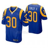 Camiseta NFL Game Hombre St Louis Rams Todd Gurley Azul Amarillo