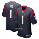 Camiseta NFL Game Houston Texans Number 1 Dad Azul